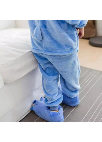 Детская пижама кигуруми костюм с застежками кнопками капюшоном для детей размер 130 рост до 130 см (481562-Prob) Стич Unbranded (363009584)