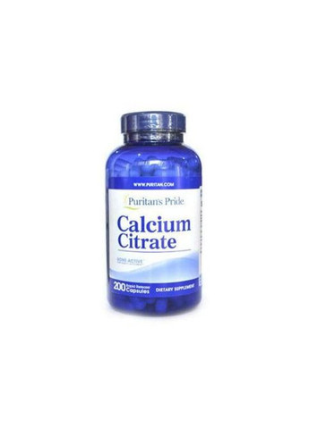 Puritan's Pride Calcium Citrate 200 Caps Puritans Pride (280938124)