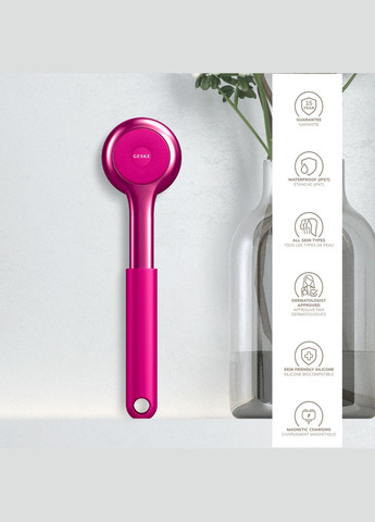 Ультразвукова щітка для всього тіла Sonic Full-Body Brush&Intensive Exfoliator 8в1 magenta GESKE (341526325)