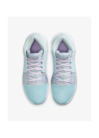 Блакитні всесезонні кросівки унісекс lebron witness 8 light blue Nike