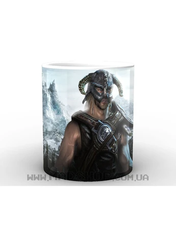 Чашка з принтом Skyrim Dovahkiin SM 02.02 Кружка керамічна 0,33 GeekLand (378963703)