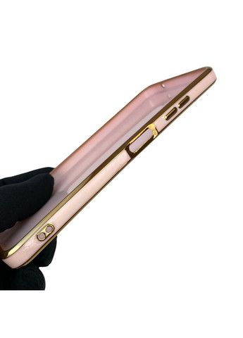 Чехол для Galaxy A22 5G SM-A226 с защитой камеры с золотой окантовкой на самсунг а22 пудровый gs1 Samsung (366230894)