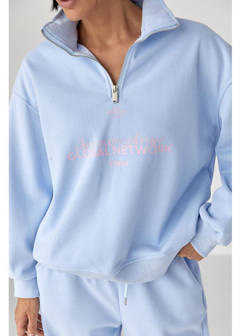 Теплый спортивный костюм с надписями Lurex Спортивный костюм (370381255)