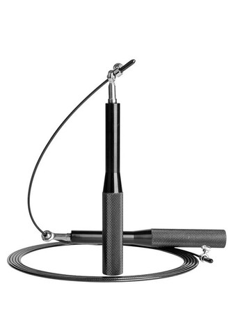 Скакалка скоростная спортивная скакалки для похудения бокса гимнастики GDragon Sport металлическая Черная 46_1_0_3 No Brand (322126404)