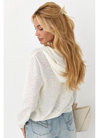 Молочный демисезонный кардиган Lurex