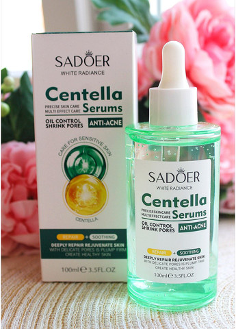 Сироватка для блиску Centella Serum Anti-Acne з екстрактом азіатської центели SADOER (350921427)