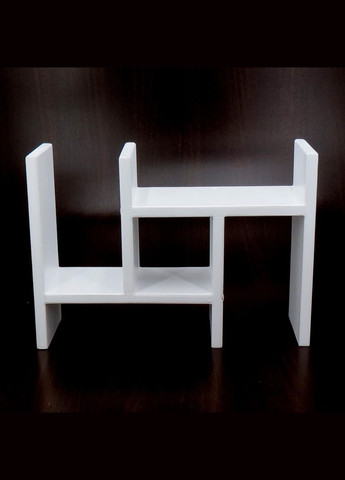 Настольная книжная полка из дерева Бунин зефир (КПЛ-001320) No Brand (328414770)