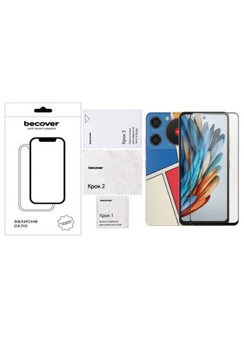 Стекло защитное (711974) BeCover Nubia Music Black (366491265)