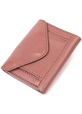 Вертикальне невелике жіноче портмоне в три складання 16784 Grande Pelle (394030975)
