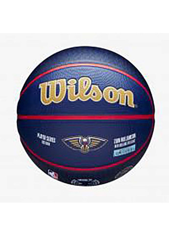 М'яч баскетбольний NBA PLAYER ICON OUTDOOR BSKT ZION Синій 7 Wilson (302286269)