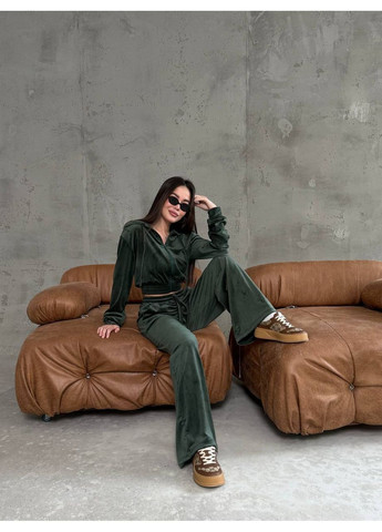 Жіночий спортивний костюм із м’якого велюру Україна (361071512)