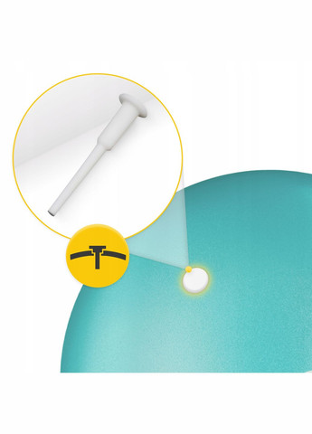 М'яч для гімнастики 22 см P-5905973404877 Mint 4FIZJO (347317481)