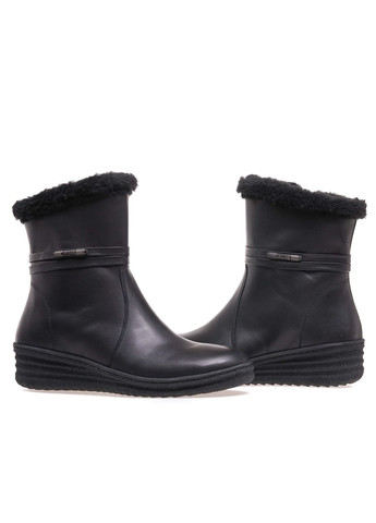 Зимние ботинки женские 8560-75-st/black leather Goodboots