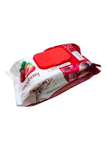 Серветки вологі Strawberry 120 шт Sleepy (388978747)
