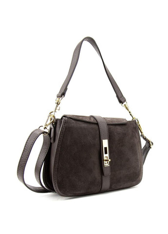 Сумка женская кроссбоди на плечо с ручкой из натуральной кожи флотар и повседневная замша Italy RoyalBag F-IT-9895OL (362948024)