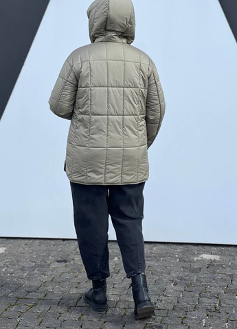 Оливкова демісезонна куртка KTL&Kattaleya