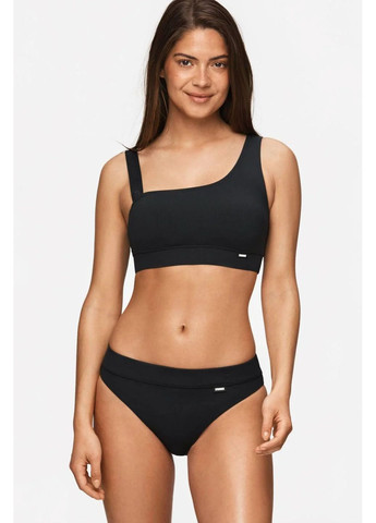 Черные купальные трусики-плавки однотонные Stronger