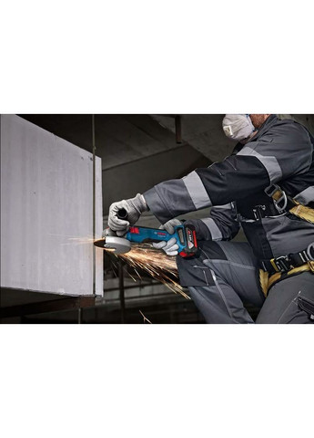 Шліфмашина кутова акумуляторна GWS 18V-8 125мм 18В (0.601.9N9.003) Bosch (360427064)