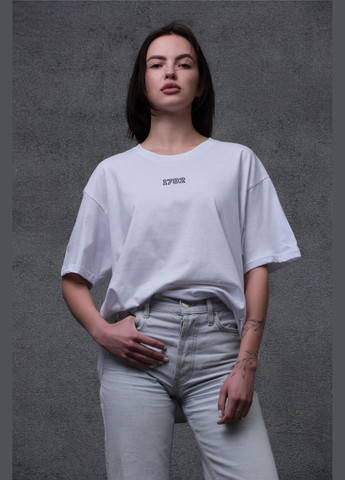 Женская Оверсайз Футболка С Принтом Wanted White Without - (337115960)