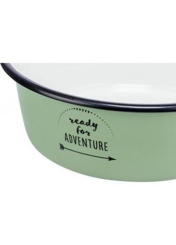 Миска Adventure для собак, зеленая, 1,9 л, d:21 см (эмаль/металл) (*) Trixie (322589981)