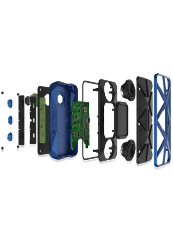 Портативная акустика Lambo bluetooth speaker Blue Emie (301470867)