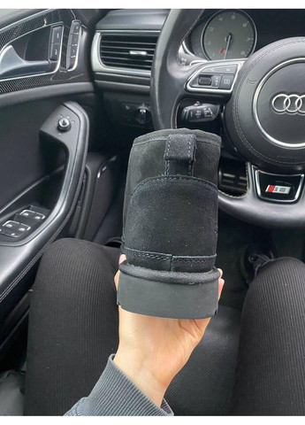 Жіночі Уггі UGG Neumel Black (Замша) (369384129)