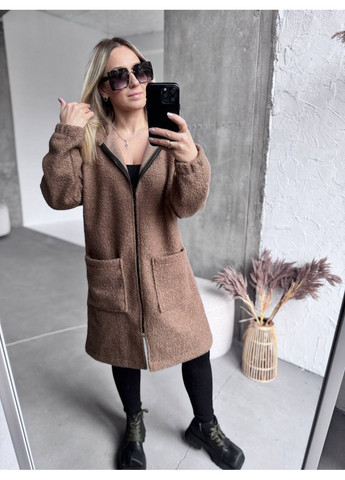 Бежевый демисезонный кардиган No Brand