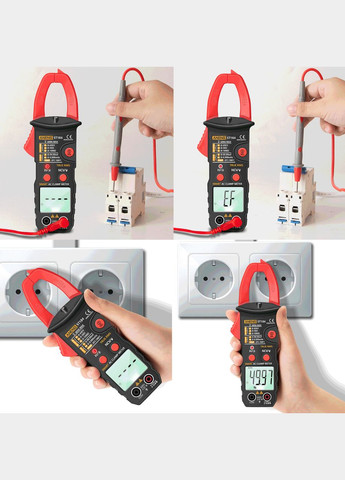 Автоматичний цифровий мультиметр струмові кліщі ST184 Red Aneng (303401436)