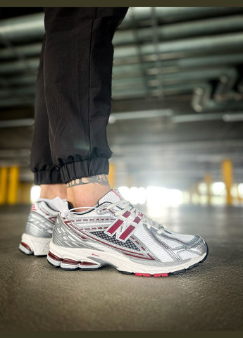 Серые всесезонные кроссовки мужские new balance 1906r silver classic crimson gray | нью беланс 1906r серые No Brand