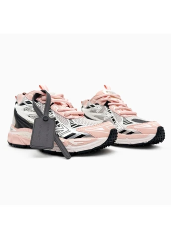КРОССОВКИ ЖЕНСКИЕ OFF-WHITE BE RIGHT BACK/LIGHT PINK ОФФ ВАЙТ БЕЛЫЕ No Brand белые демисезоны (392006603)