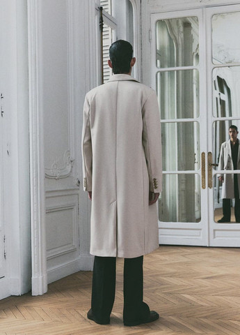 Бежеве демісезонне Пальто H&M