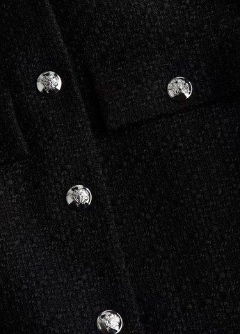 Черный женский жакет H&M однотонный - демисезонный