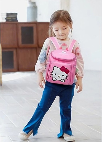 Рюкзак маленький детский на 3-4 года девочке Hello Kitty розовый No Brand (296008148)