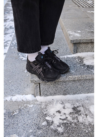 Черные демисезонные кроссовки мужские asics black асикс No Brand