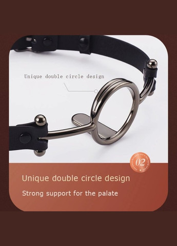 Кляп з сріблястим кільцем-розширювачем, M Roomfun (335868815)