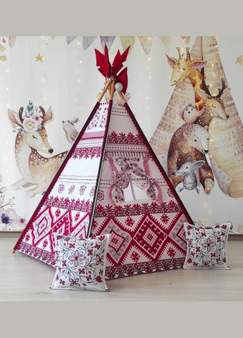 Вигвам палатка в детскую Вышиванка БОН БОН. Полный комплект! No Brand (316257032)