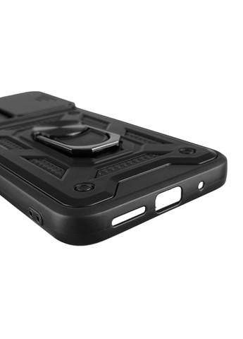 Чехол для Redmi 10 (2022) бронированный с кольцом со шторкой на сяоми редми 10 2022 чёрный rg1 Xiaomi (366020488)