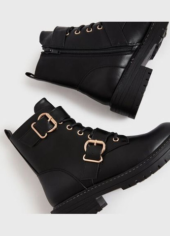 Зимние ботинки-челси байкерские New Look из искусственной кожи