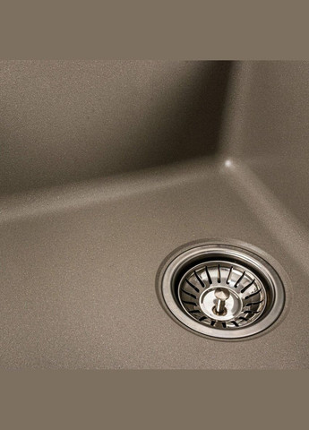 Гранитная мойка для кухни 6243 LIANA матовый Титан Valeso (342070984)