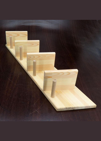 Вішалка для парасольок з дерева Ельба 4 ліва бланже (ВУЗ-140401) No Brand (327847400)