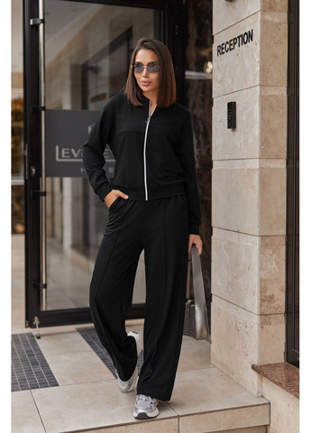 Женский трикотажный костюм со штанами палаццо Fashion (360769353)