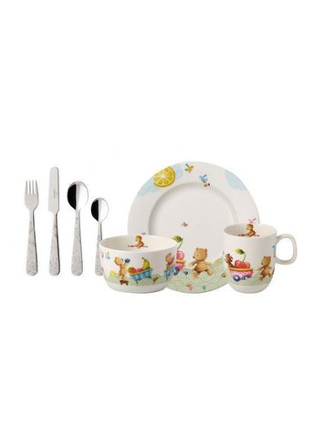 Набор посуды и столовых приборов для детей Happy as a Bear из 7 предметов Villeroy & Boch (292132660)