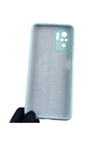 Чехол для POCO M5s силиконовый с микрофиброй нескользящий на сяоми поко м5с голубой Xiaomi (366390522)