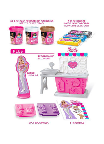 Набор теста для лепки Barbie Зоомагазин с формами (34041CRA) Cra-Z-Art (323017663)