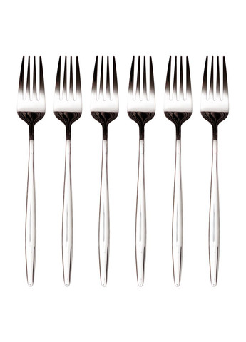 Набір столових вилок 6 штук нержавіюча сталь 21 см для сервірування столу столові прилади кухонні прилади Ding Lanfang (370432912)