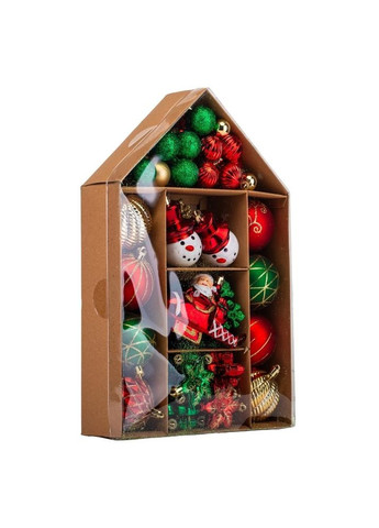 Набір ялинкових іграшок Святкове диво 70 шт ELISEY (366321370)