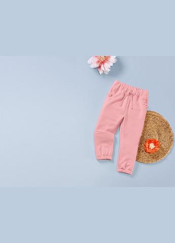 Спортивні штани Regular Fit двунитка для дівчинки 435099 рожевий Lupilu (277159481)