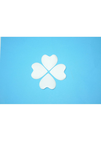 Сердечки білі паперові No Brand (368969737)