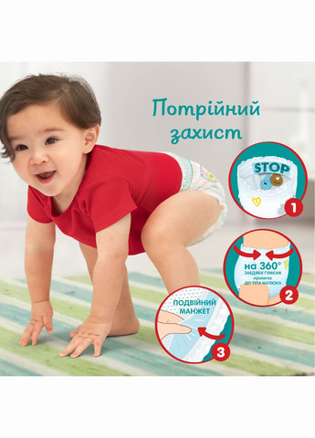 Подгузники-трусики Pants 3 (6-11 кг), 128 шт. Pampers 81748921 (333654529)