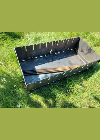 Мангал валіза на 10 шампурів товщина 3 мм. No Brand (327419717)